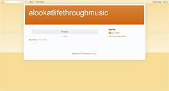 Desktop Screenshot of alookatlifethroughmusic.blogspot.com