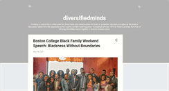 Desktop Screenshot of diversifiedminds.blogspot.com