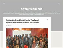 Tablet Screenshot of diversifiedminds.blogspot.com