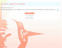 Tablet Screenshot of donationformasjid.blogspot.com