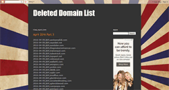 Desktop Screenshot of deleted-domain-list.blogspot.com