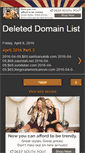 Mobile Screenshot of deleted-domain-list.blogspot.com