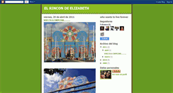 Desktop Screenshot of elrincondeelizabeth.blogspot.com