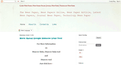 Desktop Screenshot of latestnewspapers.blogspot.com