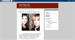 Desktop Screenshot of dont-damn-me.blogspot.com