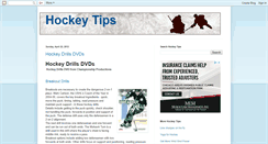 Desktop Screenshot of hockeyplayertips.blogspot.com