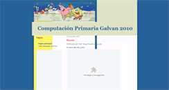 Desktop Screenshot of primariagalvan.blogspot.com