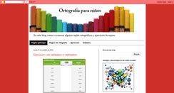 Desktop Screenshot of ortografiaparaninos.blogspot.com