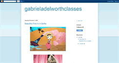 Desktop Screenshot of gabrieladelworthclasses.blogspot.com