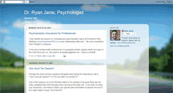 Desktop Screenshot of drryanjanis.blogspot.com