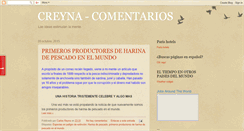 Desktop Screenshot of creyna-comentarios.blogspot.com