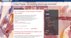 Desktop Screenshot of crazypuzzle-iphone-games.blogspot.com