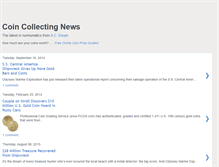 Tablet Screenshot of coincollectingnews.blogspot.com