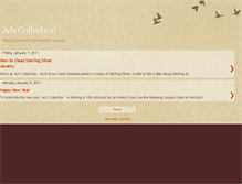 Tablet Screenshot of ajscollectionblog.blogspot.com