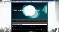 Desktop Screenshot of electronicmusiclab.blogspot.com