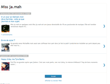 Tablet Screenshot of missjamah.blogspot.com