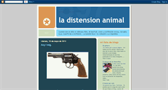 Desktop Screenshot of ladistensionanimal.blogspot.com