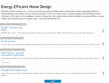 Tablet Screenshot of energyefficienthomedesign.blogspot.com