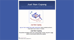Desktop Screenshot of jualikancupangku.blogspot.com