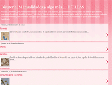 Tablet Screenshot of bisuteriamanualidadesd-ellas.blogspot.com