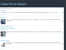 Tablet Screenshot of gadgetreviewmalaysia.blogspot.com