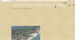 Desktop Screenshot of iateclubebarradocunhau.blogspot.com