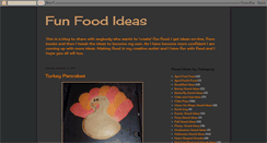 Desktop Screenshot of funfoodideas.blogspot.com