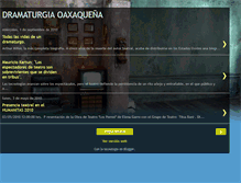 Tablet Screenshot of dramaturgiaenoaxaca.blogspot.com