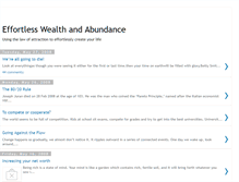 Tablet Screenshot of effortless-wealth.blogspot.com