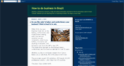 Desktop Screenshot of howtodobusinessinbrazil.blogspot.com