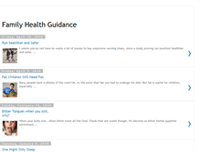 Tablet Screenshot of familyhealthguidance.blogspot.com
