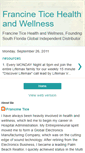 Mobile Screenshot of francineticehealth.blogspot.com