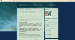 Desktop Screenshot of internetbetrug-internetfallen.blogspot.com