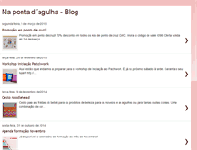 Tablet Screenshot of blognapontadagulha.blogspot.com