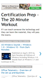 Mobile Screenshot of msftcert.blogspot.com