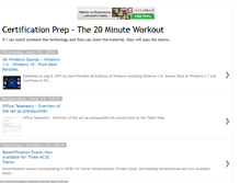 Tablet Screenshot of msftcert.blogspot.com