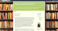 Desktop Screenshot of naturalbirthright.blogspot.com