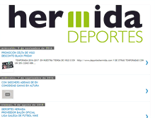 Tablet Screenshot of deporteshermida.blogspot.com