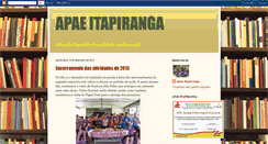 Desktop Screenshot of apaeitapiranga.blogspot.com