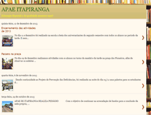 Tablet Screenshot of apaeitapiranga.blogspot.com