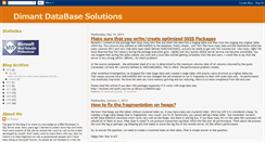 Desktop Screenshot of dimantdatabasesolutions.blogspot.com
