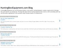 Tablet Screenshot of huntingbowequipment.blogspot.com