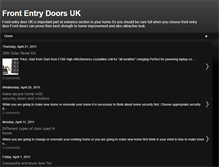 Tablet Screenshot of frontdoorsuk.blogspot.com