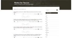 Desktop Screenshot of mottosforsuccess.blogspot.com