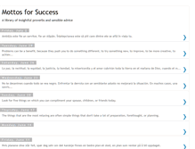 Tablet Screenshot of mottosforsuccess.blogspot.com