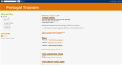 Desktop Screenshot of portugaltrainsim.blogspot.com