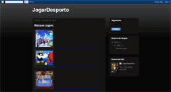 Desktop Screenshot of jogardesporto.blogspot.com