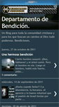 Mobile Screenshot of departamentodebendicion.blogspot.com