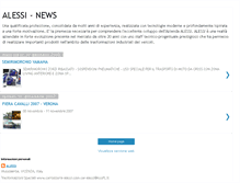 Tablet Screenshot of alessi-news.blogspot.com