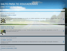 Tablet Screenshot of colcursotecnologia.blogspot.com